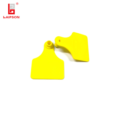 ISO9001 BASF TPU 75mm Double Ear Tag For Cattle Cow Bovine Horse