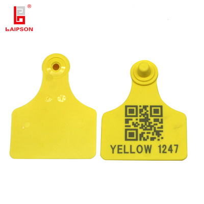 ISO9001 80MM Closed Head Cattle Beef Cow Ear Tag With TPU For Cattle Sheep Farm