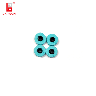 860Mhz UHF Round TPU Livestock Ear Tag With Printing Figures For Cattle Sheep Farm Tracking