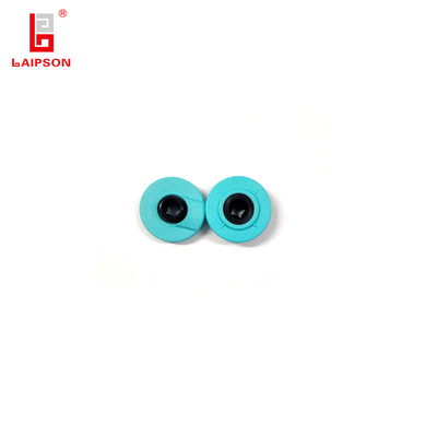 860Mhz UHF Round TPU Livestock Ear Tag With Printing Figures For Cattle Sheep Farm Tracking