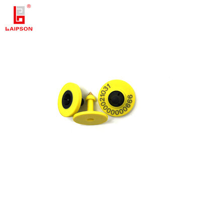 860 to 960 MHz UHF Ear Tag Made from TPU Material with Excellent Longevity and Resistance to Cracking for Livestock Tracking