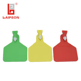 Feedlot One Piece Cow Z Ear Tags , Custom Z Tags Cattle 82*62mm 3 Colors
