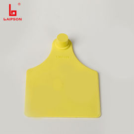 Closed Head Uhf Cattle Tags , Rfid Ear Tags For Cattle 860-960mhz ISO1800-6c