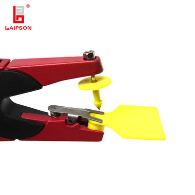 Yellow TPU 60MM UHF Ear Tag For Distance 3-8m